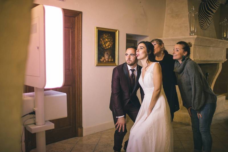 Photobooth à Lyon avec photo type photomaton pour mariage